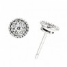 Pendientes diamantes oro blanco 18K [76-2155109-P]