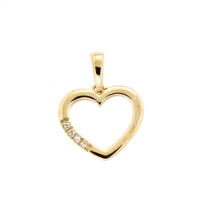 Colgante diamantes oro amarillo 18k [80-1180393 ]