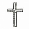 Cruz diamantes oro de 18k garantizado [80-1674]