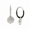 Pendientes diamantes oro blanco 18K [82-1421-P]