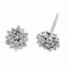 Pendientes diamantes oro blanco 18K [82-20442-P]