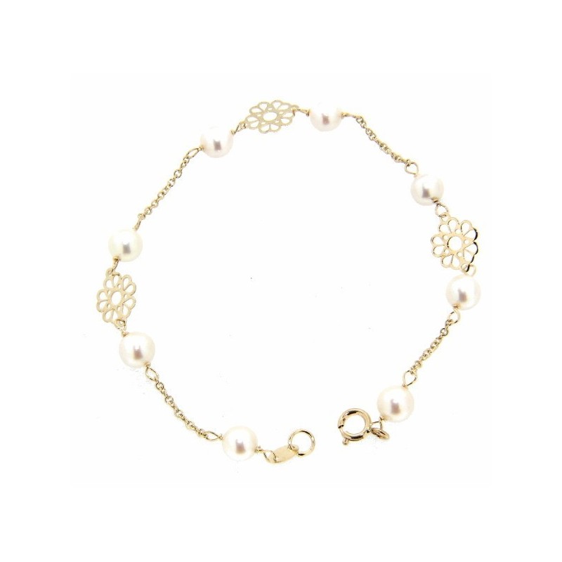 Pulsera comunion oro 18k [82-21460-pu]
