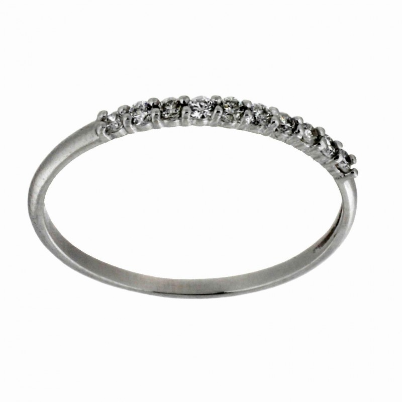 Media alianza diamantes oro blanco