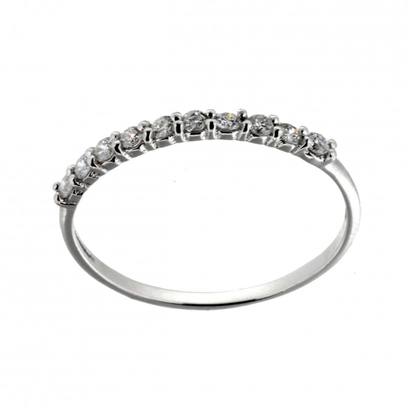 Media alianza diamantes oro blanco