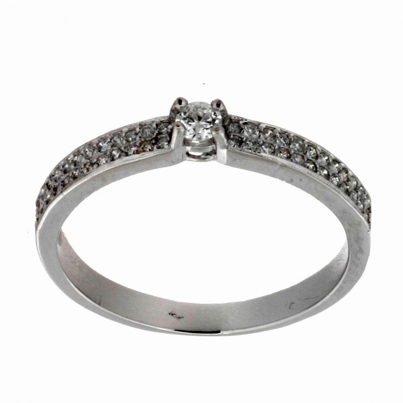 Solitario diamantes, oro 18k [ 82-60532-s ]