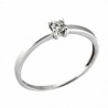 Solitario diamantes oro blanco, oro 18k [ 82-60813-s ]