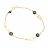 Pulsera piedra color oro 18k [82-60897-1]