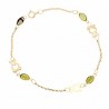 Pulsera piedra color oro 18k [82-60901-2]