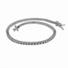 Pulsera riviere diamantes oro 18k [82-pu-205]