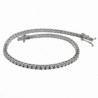 Pulsera riviere diamantes oro 18k [82-pu-206]