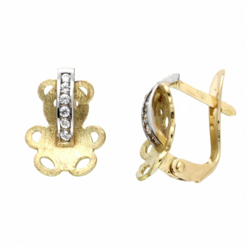 Pendientes comunion Oro 18k [2-122-P]