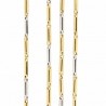 Cadena bicolor oro 18k [15-bz-21-50 ]