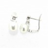 Pendientes perla oro blanco 18K [85-5253-1-P]