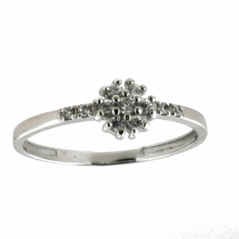 Sortija comunion oro blanco