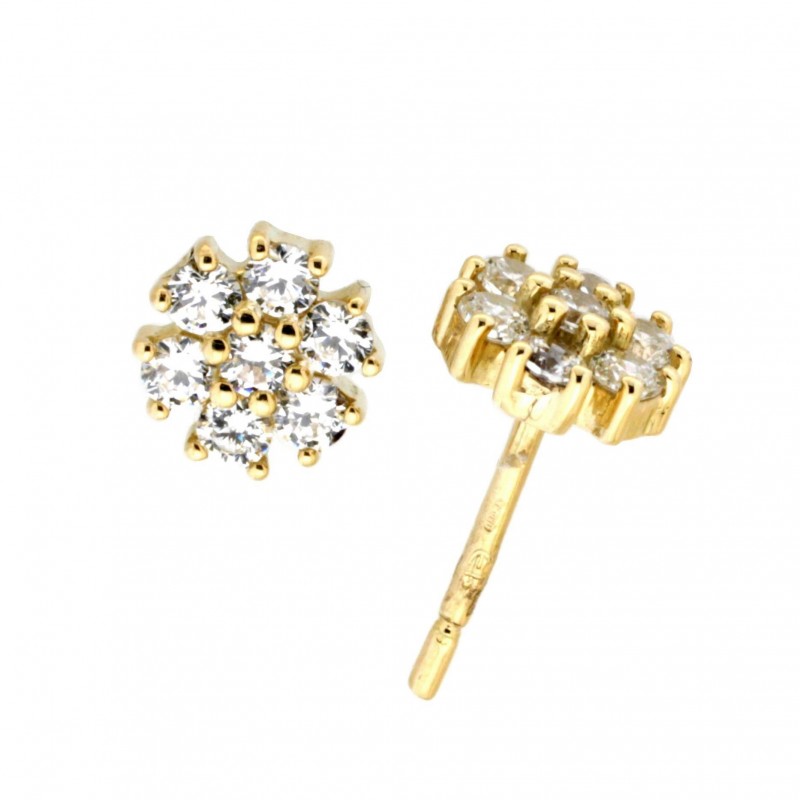 Pendientes oro amarillo 18K [86-2451-P]