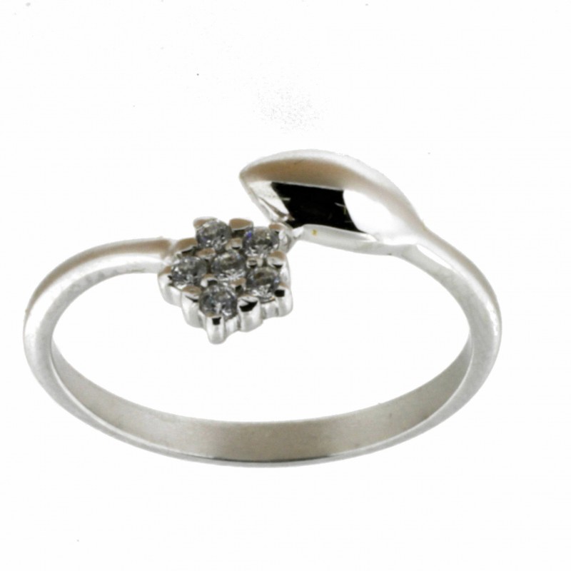 Sortija comunion oro blanco