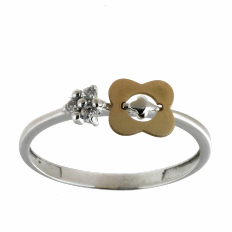 Sortija comunion bicolor