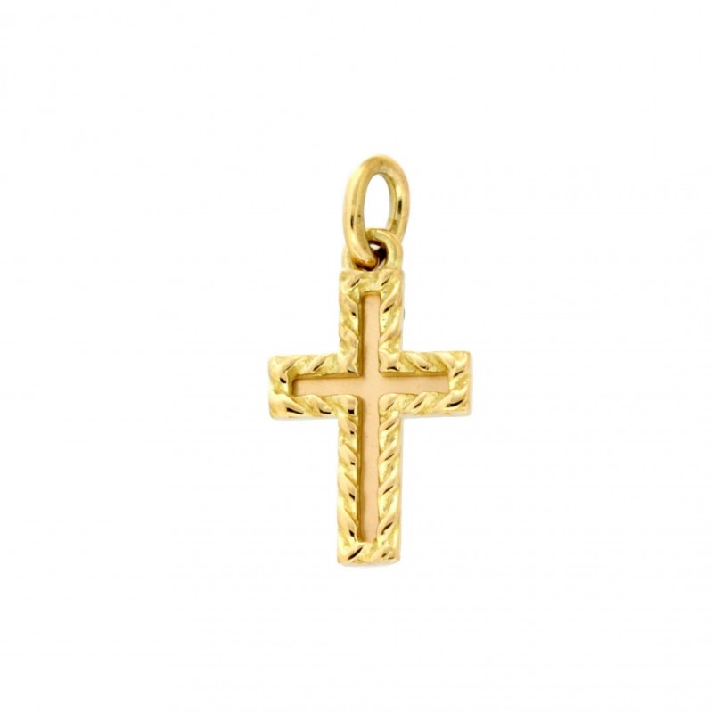 Cruz oro de 18k [86-9840-a]