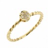 Solitario diamantes, oro 18k [ 87-111342-a-s ]
