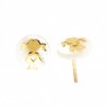 Pendientes nacar niña oro amarillo 18K [88-2730-P]