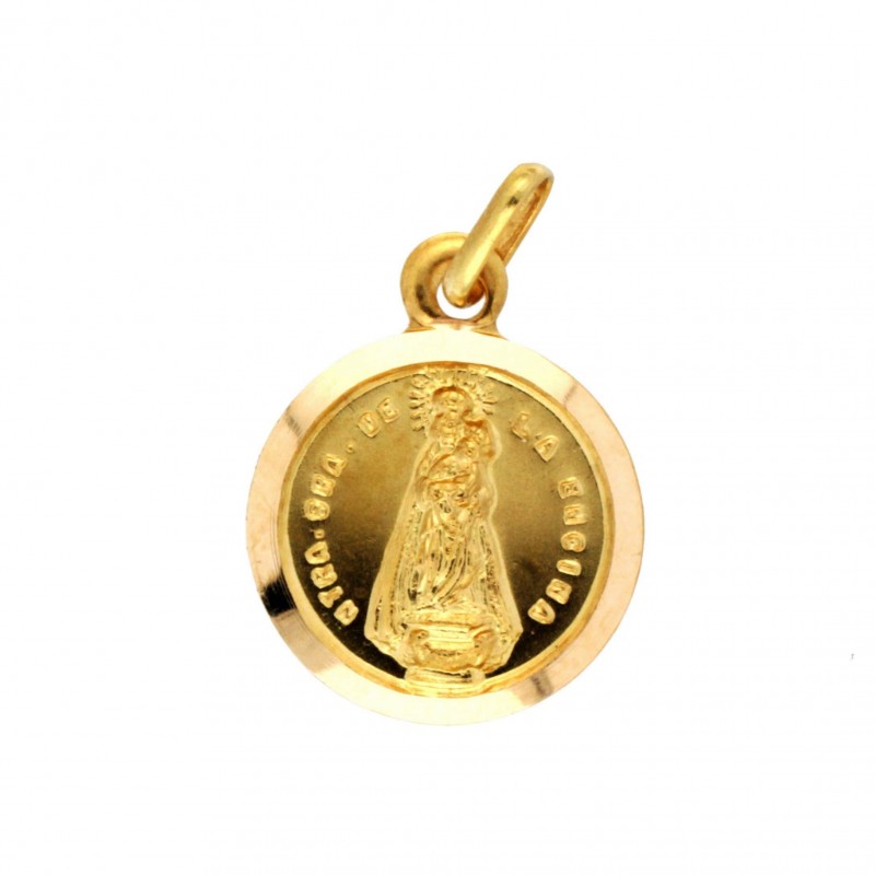 Medalla virgen de la encina oro 18k [8-ven-14]
