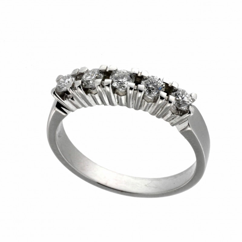 Media alianza diamantes oro blanco