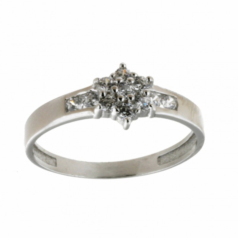 Sortija comunion oro blanco