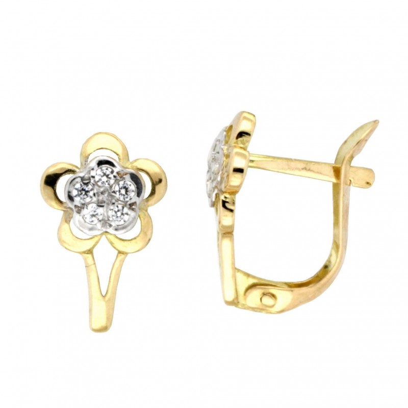 Pendientes comunion Oro 18k [90-6646-P]