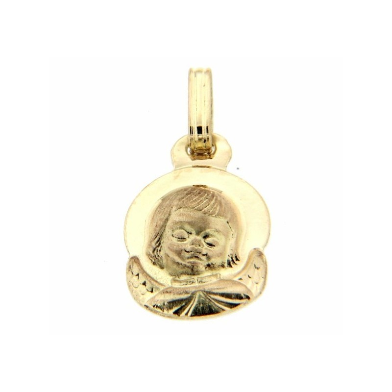 Medalla angel de la guarda oro 18k [2-144-1]