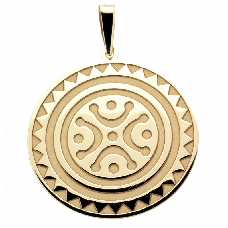 Colgante estela cantabra oro amarillo 18k [2-145-4 ]