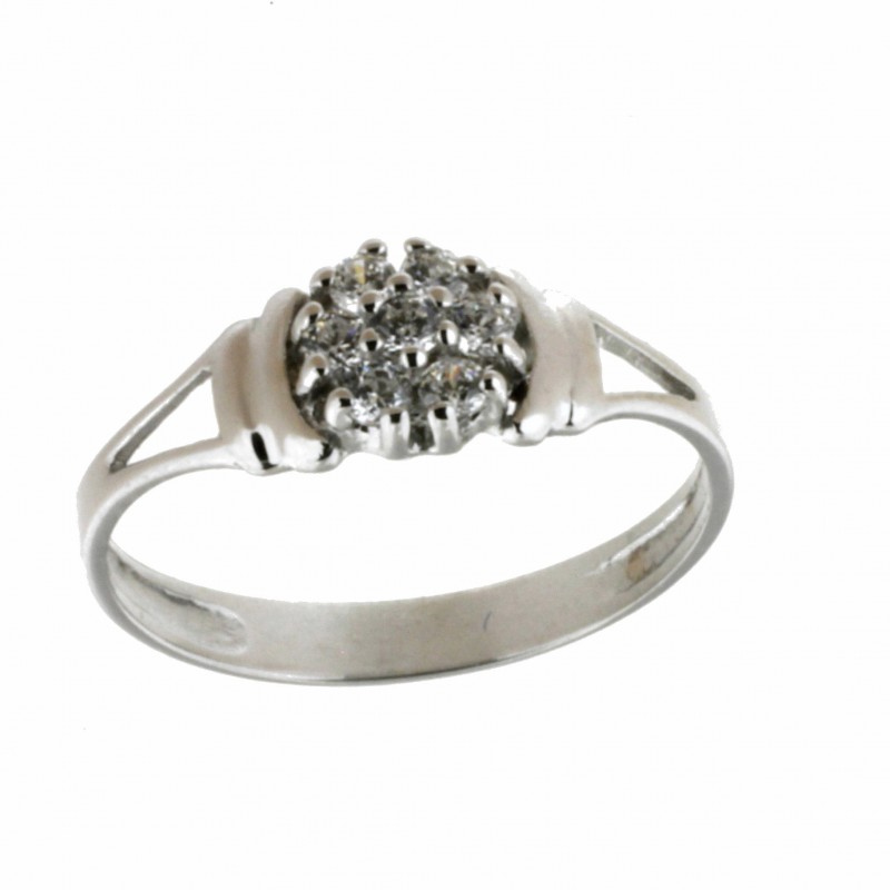 Sortija comunion oro blanco