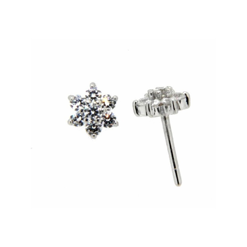 Pendientes comunion oro blanco Oro 18k [90-6683-1-P]