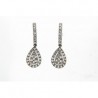 Pendientes oro blanco oro 18k [90-7074-p]