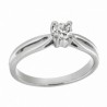 Solitario diamantes oro blanco, oro 18k [ 922-2414-24-s ]