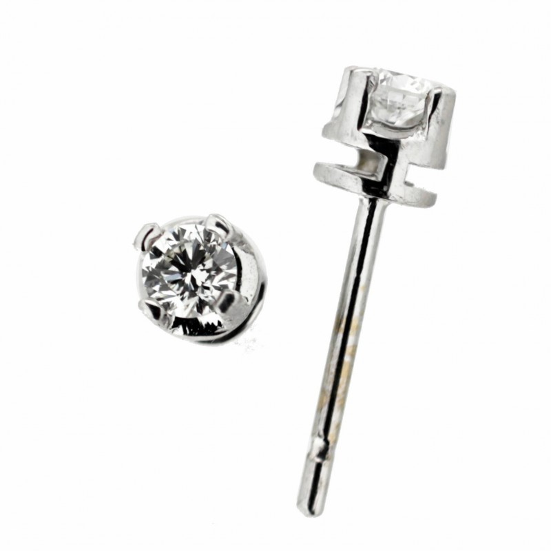 Pendientes diamantes oro blanco 18K [922-2798-30-P]