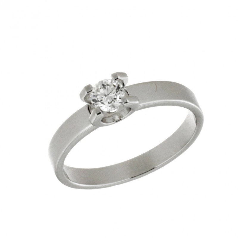 Solitario diamantes, oro 18k [ 922-2808-27-s ]
