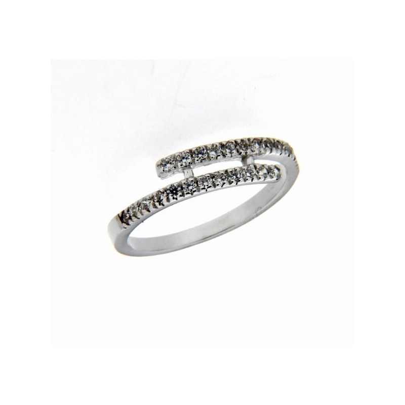 Sortija de mujer en oro blanco 18k [94-1816-s ]