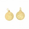 Medalla escapulario sin bisel oro 18k [21-5003-16]