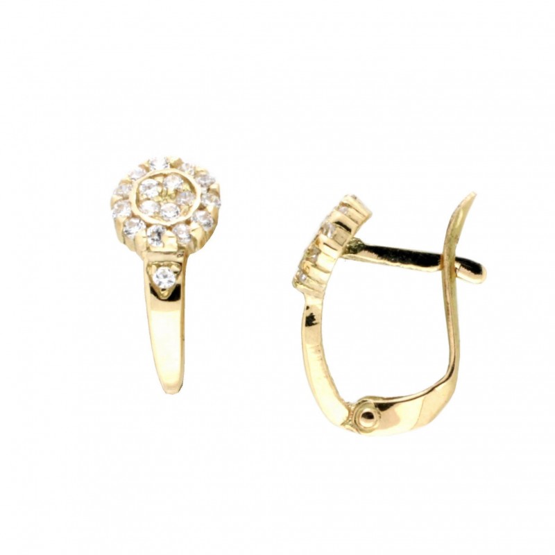 Pendientes comunion Oro 18k [94-3711-P]