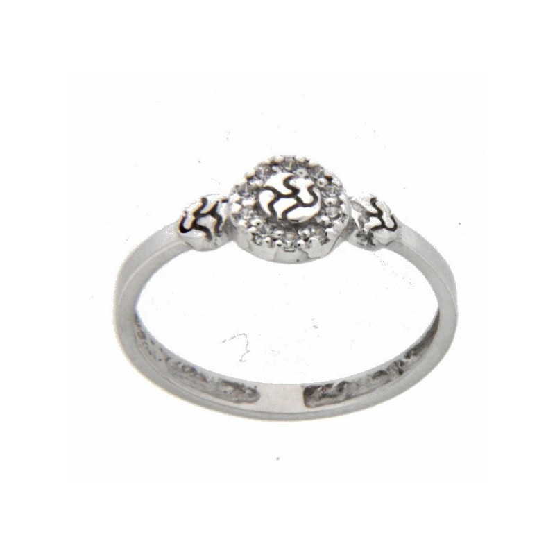 Sortija comunion oro blanco