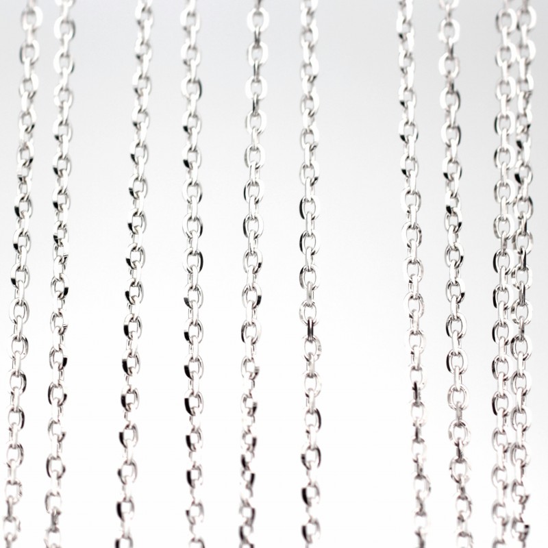 Cadena oro blanco 18k [c-19-78-b-45 ]