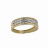 Anillo sortija oro bicolor 18k [2-2043-s ]