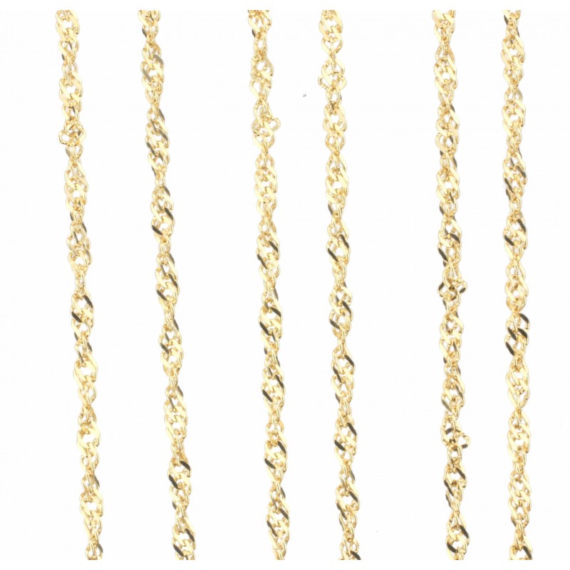 Cadena singapur en oro amarillo 18k [c-34-s-30-60 ]