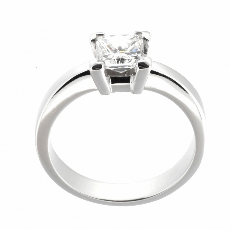 Solitario diamante, oro 18k [ le-1000-s ]