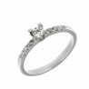 Solitario diamantes, oro 18k [ le-1003-13-b-s ]