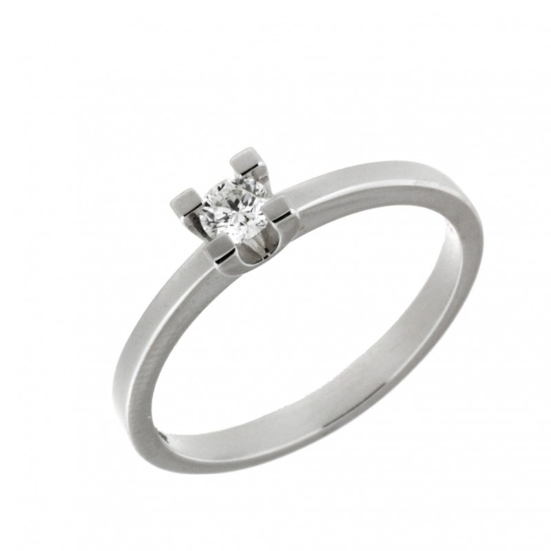 Solitario diamantes, oro 18k [ le-1003-14-s ]