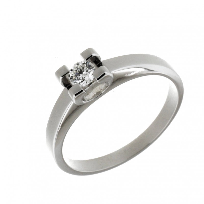 Solitario diamantes, oro 18k [ le-1009-17-s ]