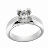 Solitario diamantes, oro 18k [ le-1011-s ]