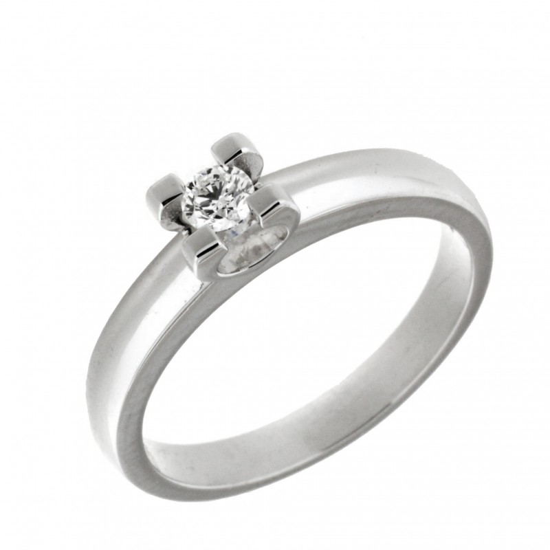 Solitario diamantes, oro 18k [ le-1017-13-s ]