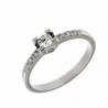 Solitario diamantes, oro 18k [ le-1065-13-b-s ]